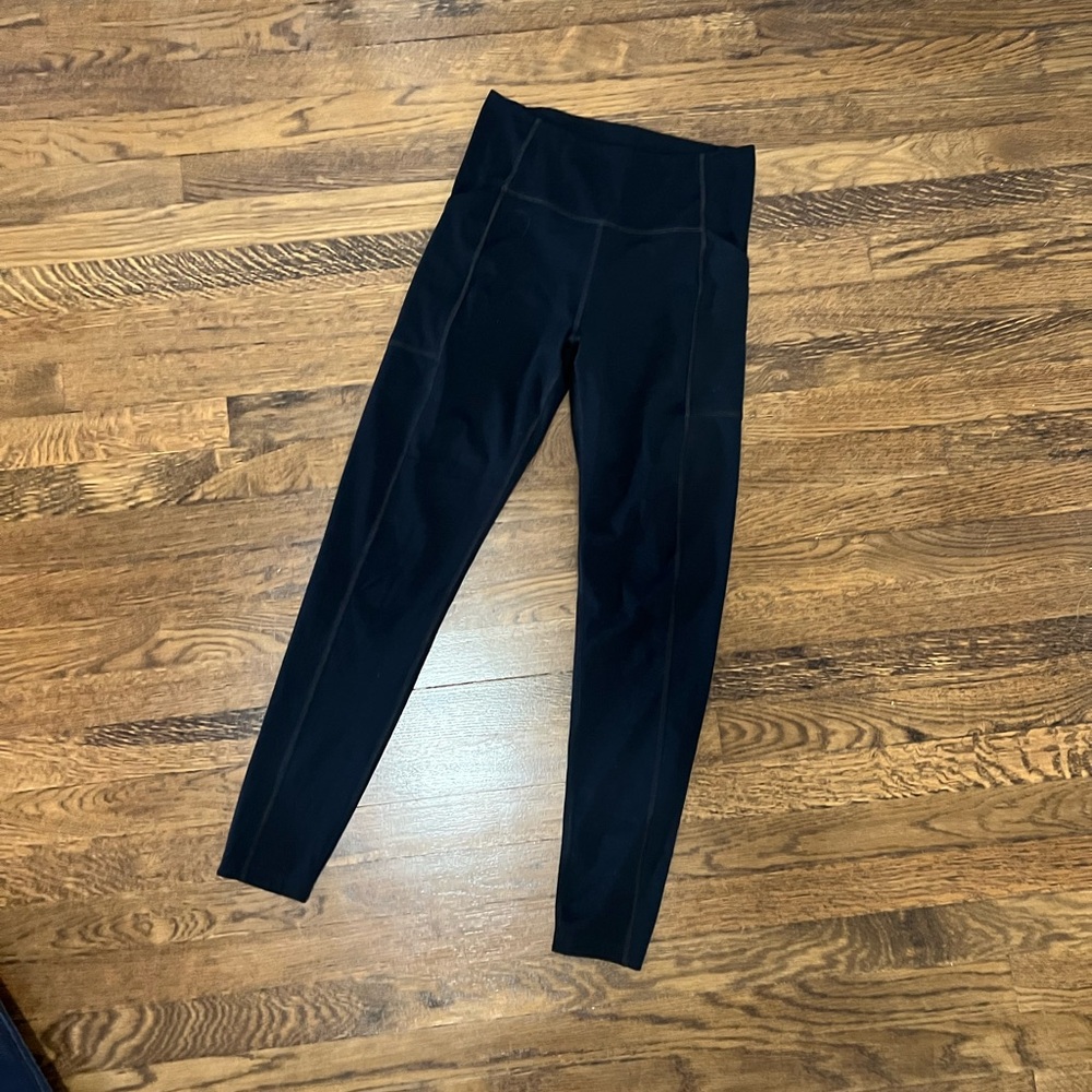 girlfriend collective Black compressive pocket leggings - medium-